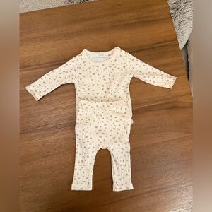 Floral Three Pieces Set Body Suit Cardigan Zara Baby
